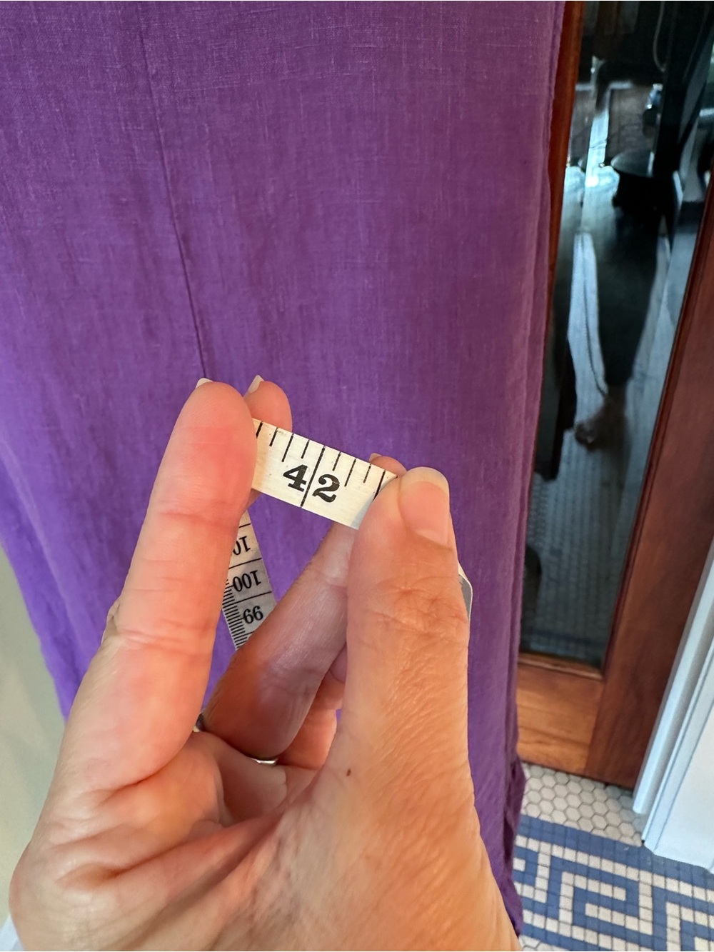 Bryn Walker | Angelita Purple Linen Sleeveless Ruffle Hem Dress, Size M, NWT - Picture 8 of 10